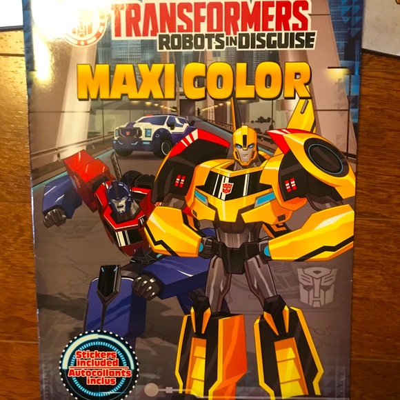 3 FOR $20 rescue bots colouring & sticker books - Picture 2 of 4